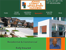 Tablet Screenshot of johnscarpetandupholsterycleaning.com